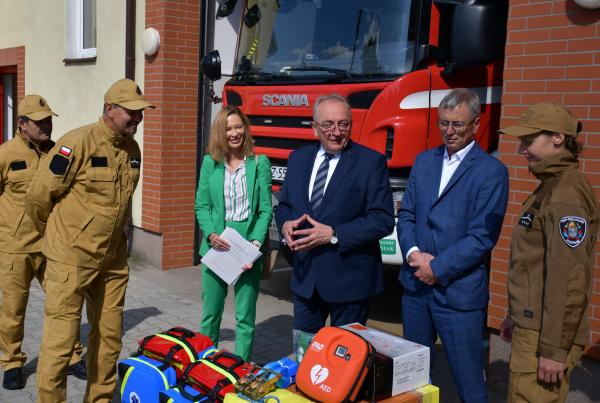Nowy sprzęt dla strażaków z wielkopolskich jednostek OSP- kliknij aby powiększyć