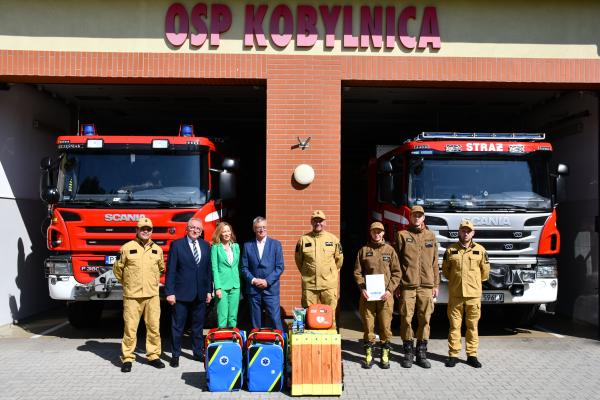 Nowy sprzęt dla strażaków z wielkopolskich jednostek OSP- kliknij aby powiększyć