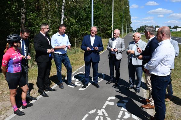 Wicemarszałek Jankowiak wizytował inwestycje w Nowym Tomyślu- kliknij aby powiększyć