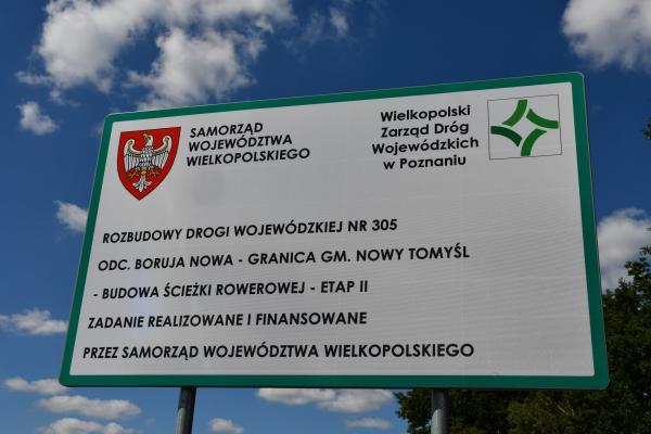 Wicemarszałek Jankowiak wizytował inwestycje w Nowym Tomyślu- kliknij aby powiększyć