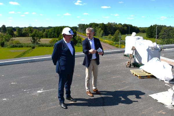 Wicemarszałek Jankowiak wizytował inwestycje w Nowym Tomyślu- kliknij aby powiększyć