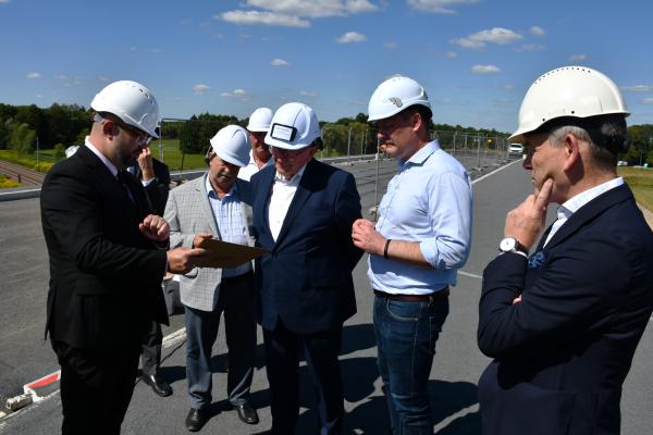Wicemarszałek Jankowiak wizytował inwestycje w Nowym Tomyślu- kliknij aby powiększyć