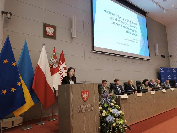 Samorząd Województwa Wielkopolskiego zorganizował Wielkopolskie Forum Spółek Wodnych.- kliknij aby powiększyć