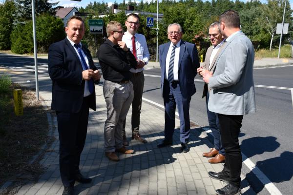 Wicemarszałek Jankowiak wizytował budowę dwóch ważnych obwodnic- kliknij aby powiększyć
