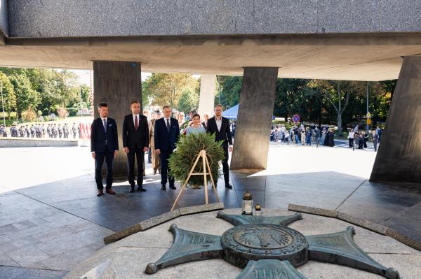 86. rocznica wybuchu II wojny światowej z udziałem Marszałka Marka Woźniaka- kliknij aby powiększyć