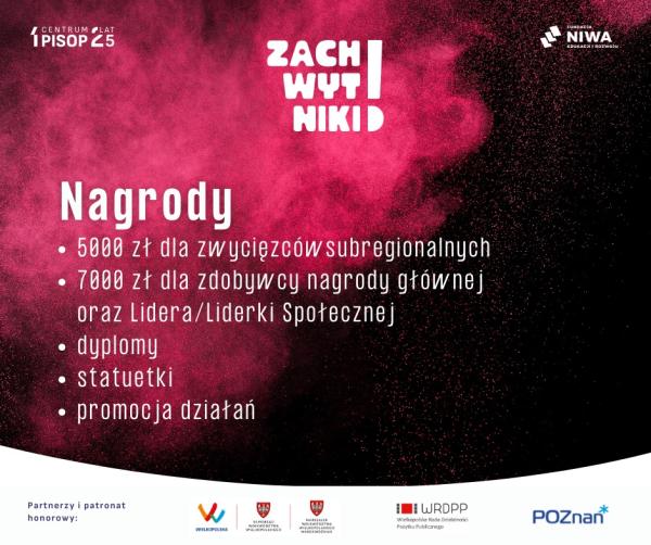 Zachwyć Wielkopolskę swoimi społecznymi działaniami. Wystartowały ZACHWYTNIKI!- kliknij aby powiększyć