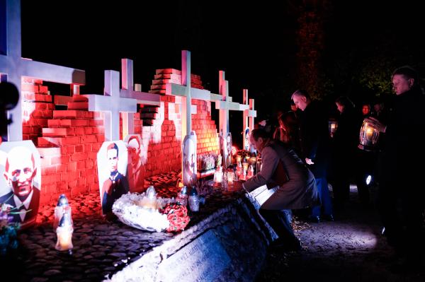 Finał tegorocznej akcji Zapal Znicz Pamięci odbył się w niedzielę 19 października w Książu Wielkopolskim- kliknij aby powiększyć