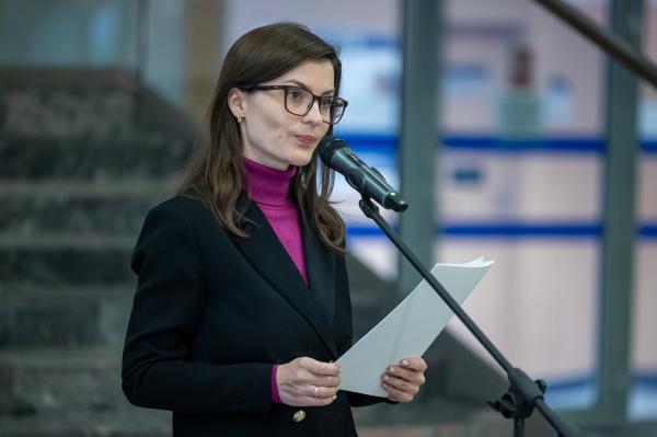 Otwarcie wystawy biograficznej poświęconej śp. mjr. Zenonowi Wechmannowi w Wielkopolskim Urzędzie Wojewódzkim - kliknij aby powiększyć