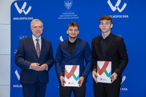 Wręczenie stypendiów sportowych Samorządu Województwa Wielkopolskiego- kliknij aby powiększyć