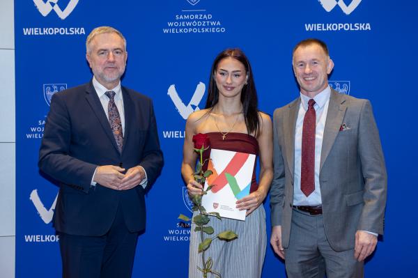 Wręczenie stypendiów sportowych Samorządu Województwa Wielkopolskiego- kliknij aby powiększyć