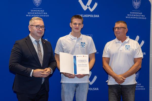 Wręczenie stypendiów sportowych Samorządu Województwa Wielkopolskiego- kliknij aby powiększyć