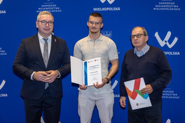 Wręczenie stypendiów sportowych Samorządu Województwa Wielkopolskiego- kliknij aby powiększyć