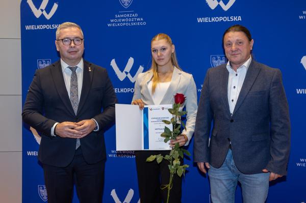Wręczenie stypendiów sportowych Samorządu Województwa Wielkopolskiego- kliknij aby powiększyć
