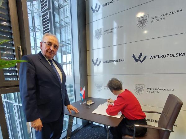 Ambasador Wielkiego Księstwa Luksemburga z wizytą w Województwie Wielkopolskim- kliknij aby powiększyć