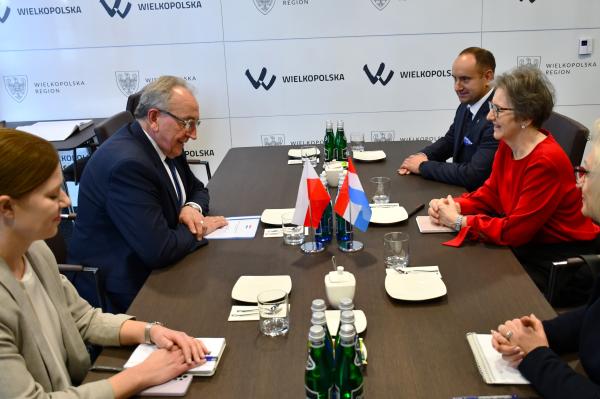 Ambasador Wielkiego Księstwa Luksemburga z wizytą w Województwie Wielkopolskim- kliknij aby powiększyć