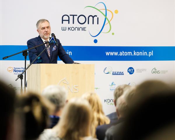 Konferencja Atom w Koninie wpisuje się w starania o lokalizację drugiej polskiej wielkoskalowej elektrowni jądrowej w rejonie Konina- kliknij aby powiększyć
