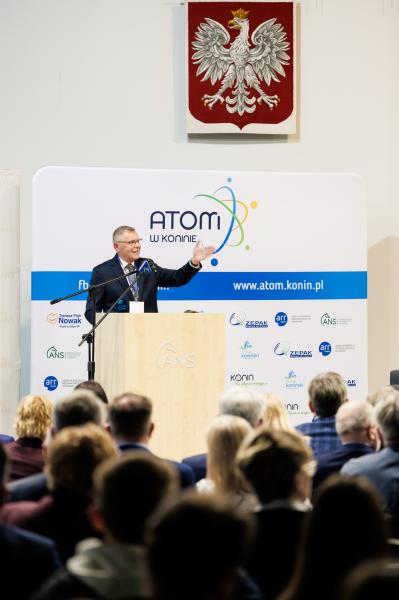 Konferencja Atom w Koninie wpisuje się w starania o lokalizację drugiej polskiej wielkoskalowej elektrowni jądrowej w rejonie Konina- kliknij aby powiększyć