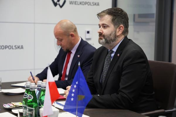 Ambasador Kosowa odwiedził stolicę Wielkopolski- kliknij aby powiększyć