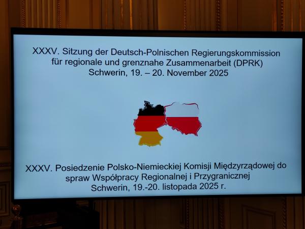 Udział Wielkopolski w posiedzeniu Polsko-Niemieckiej Komisji Międzyrządowej ds. Współpracy Regionalnej i Przygranicznej- kliknij aby powiększyć