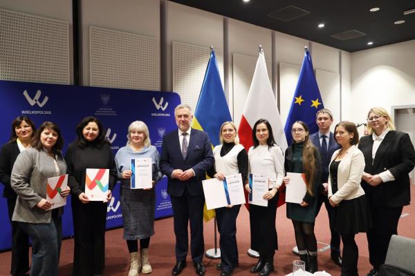 Wielkopolska Akademii Samorządności dla przedstawicielek Obwodu Charkowskiego - kliknij aby powiększyć