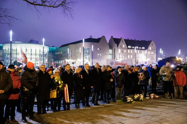 Pamięć Ofiar stanu wojennego uczczona- kliknij aby powiększyć