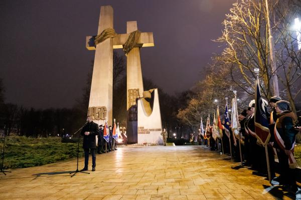 Pamięć Ofiar stanu wojennego uczczona- kliknij aby powiększyć