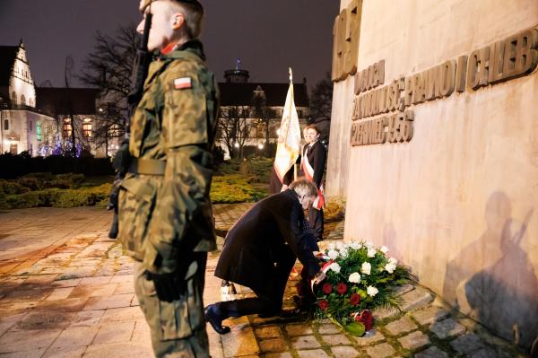 Pamięć Ofiar stanu wojennego uczczona- kliknij aby powiększyć