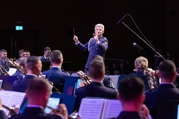 W poniedziałek 5 stycznia w Auli Nova Akademii Muzycznej w Poznaniu odbył się Koncert Noworoczny Orkiestry Reprezentacyjnej Sił Powietrznych- kliknij aby powiększyć