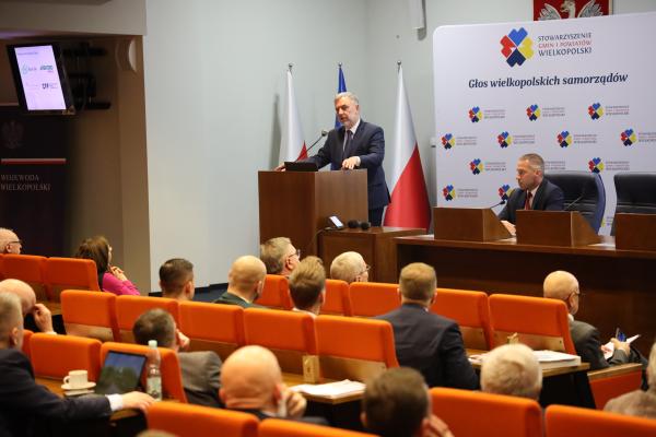 Zjazd Przedstawicieli Członków Stowarzyszenia Gmin i Powiatów Wielkopolski.- kliknij aby powiększyć