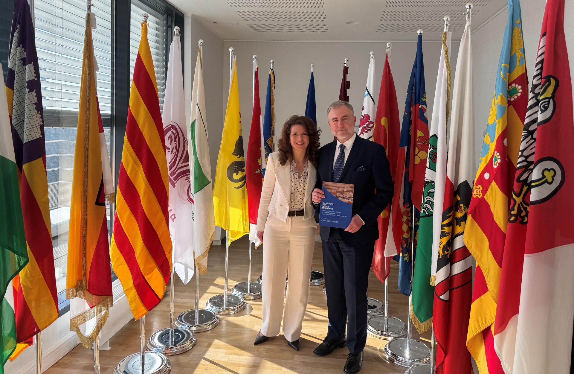 Inauguracja sojuszu regionów na rzecz odporności wodnej z udziałem Wielkopolski  - zobacz więcej