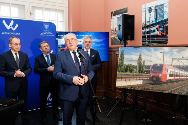 Największy kontrakt w historii regionu podpisany. FLIRT-y pojawią się na wielkopolskich torach - kliknij aby powiększyć