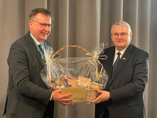 Wielkopolskę na zaproszenie na zaproszenie Krzysztofa Grabowskiego, Wicemarszałka Województwa Wielkopolskiego, odwiedziła delegacja brandenburskich rolników- kliknij aby powiększyć