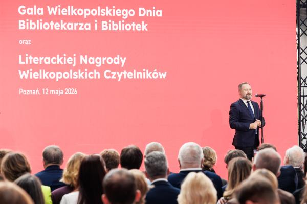 Przemawia Tomasz Makowski, Dyrektor Biblioteki Narodowej.- kliknij aby powiększyć