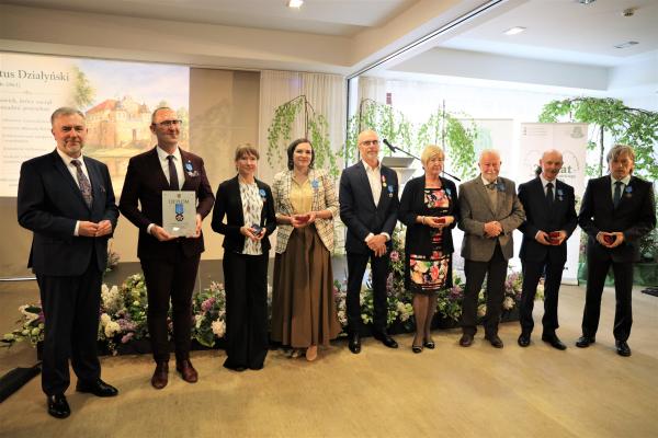 Marek Woźniak, Marszałek Województwa Wielkopolskiego wziął udział w jubileuszowej konferencji 200 lat Arboretum Kórnickiego- kliknij aby powiększyć