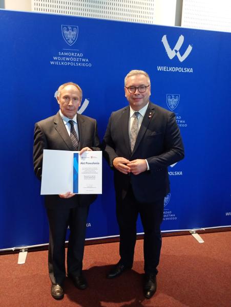 
Wręczenie aktu powołania prof. dr. hab. inż. Januszowi Wojtkowiakowi- kliknij aby powiększyć
