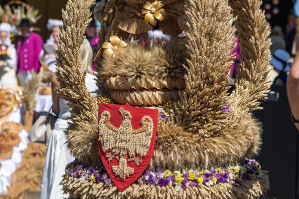 Wieniec dożynkowy Województwa Wielkopolskiego.- kliknij aby powiększyć