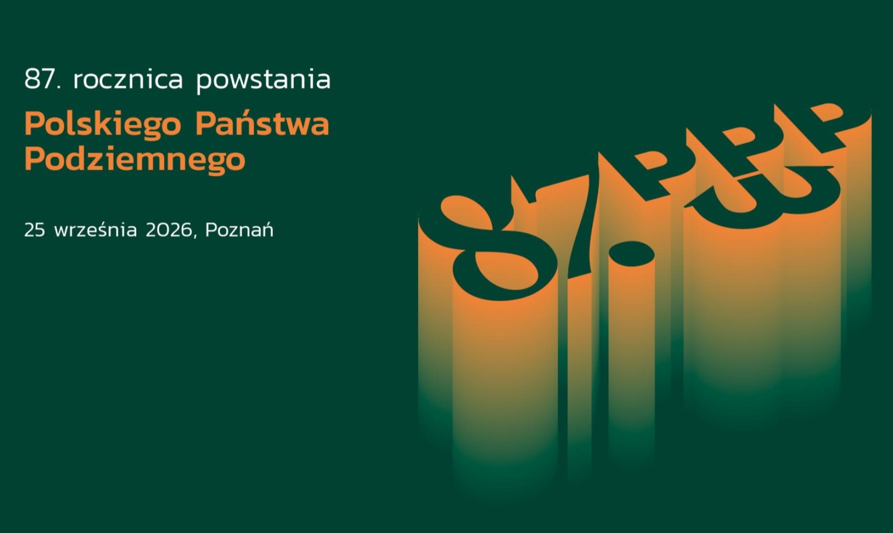 87. rocznica powstania Polskiego Państwa Podziemnego  - zobacz więcej