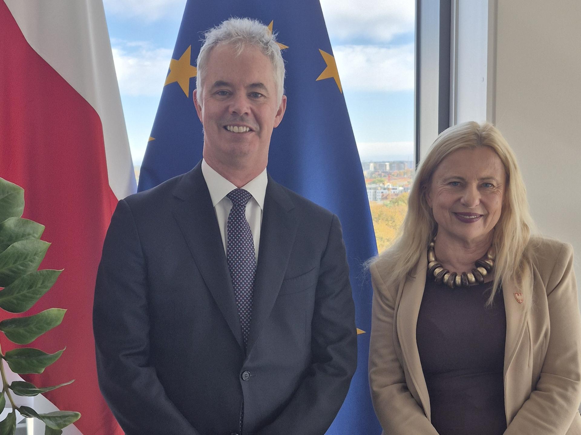 Spotkanie z nowym Ambasadorem Irlandii w Polsce  - zobacz więcej