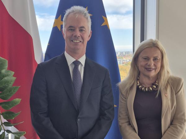 Spotkanie z nowym Ambasadorem Irlandii w Polsce.- kliknij aby powiększyć
