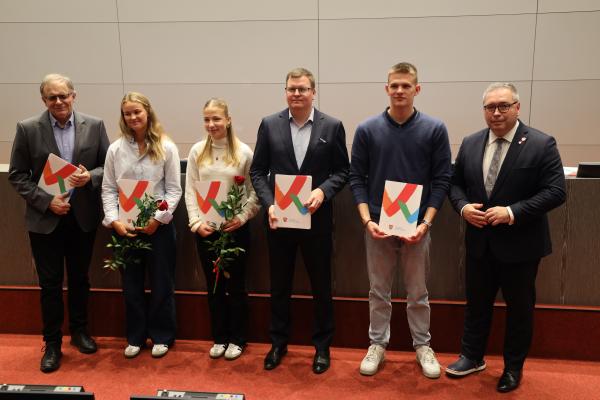 uroczystość wręczenia stypendiów sportowych Samorządu Województwa Wielkopolskiego- kliknij aby powiększyć