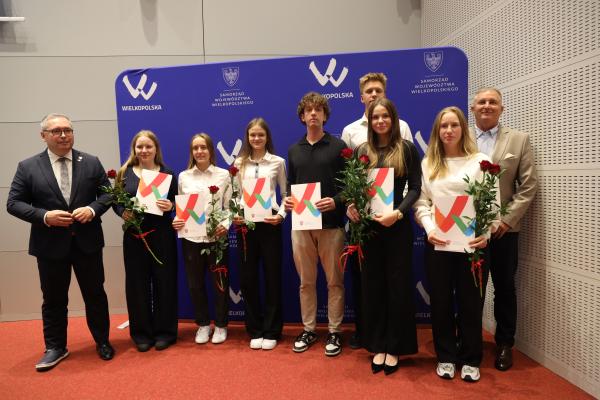 uroczystość wręczenia stypendiów sportowych Samorządu Województwa Wielkopolskiego- kliknij aby powiększyć