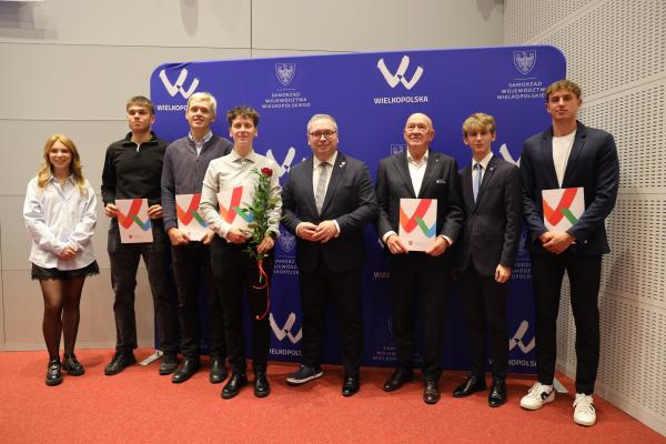 uroczystość wręczenia stypendiów sportowych Samorządu Województwa Wielkopolskiego- kliknij aby powiększyć