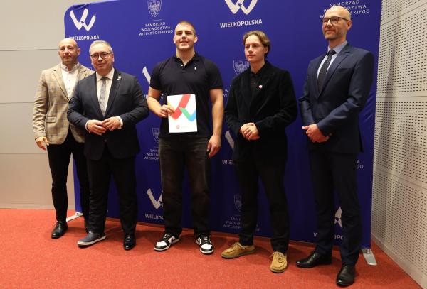 uroczystość wręczenia stypendiów sportowych Samorządu Województwa Wielkopolskiego- kliknij aby powiększyć