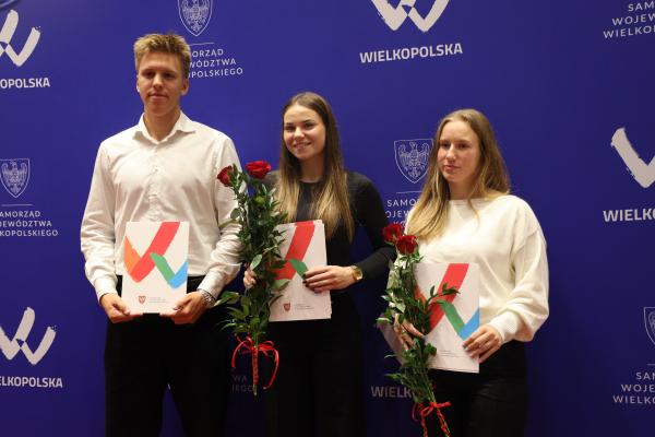 uroczystość wręczenia stypendiów sportowych Samorządu Województwa Wielkopolskiego- kliknij aby powiększyć