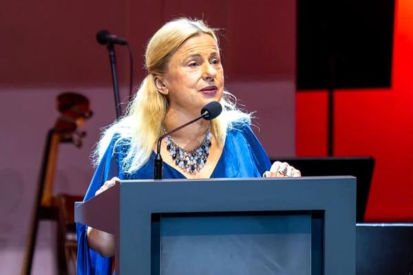 Przemawia Katarzyna Kretkowska, Członkini Zarządu Województwa Wielkopolskiego. - kliknij aby powiększyć