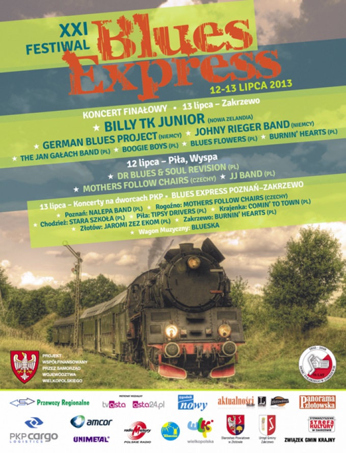 FESTIWAL MUZYKI BLUESOWEJ „BLUES EXPRESS” - zobacz więcej