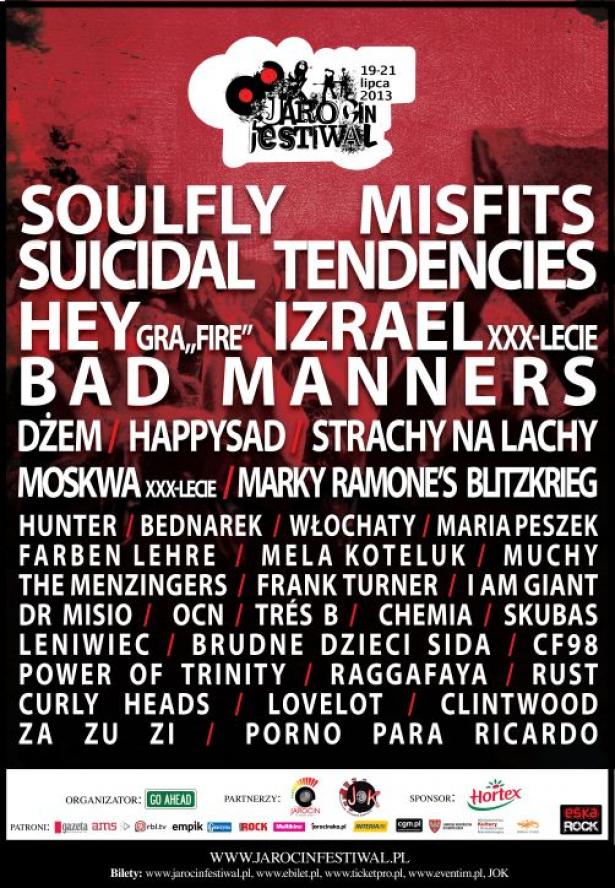 FESTIWAL MUZYKI ROCKOWEJ W JAROCINIE - zobacz więcej