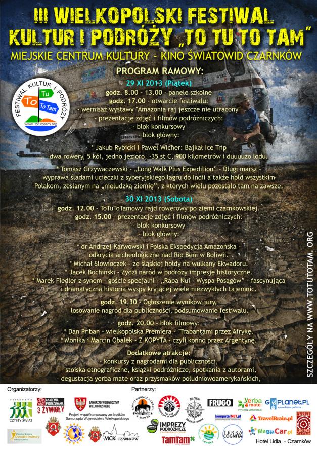 III FESTIWAL KULTUR I PODRÓŻY TOTUTOTAM  - zobacz więcej