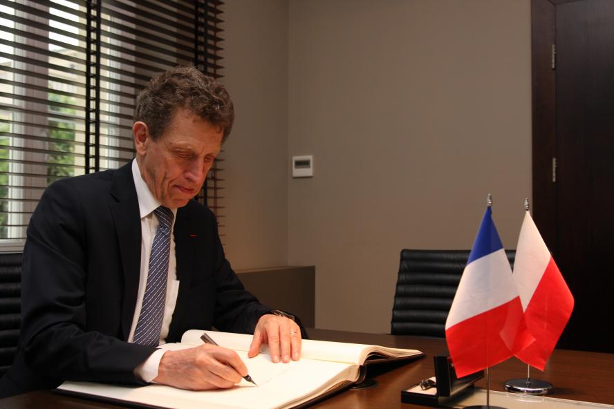 Pierwsza wizyta ambasadora Francji - zobacz więcej