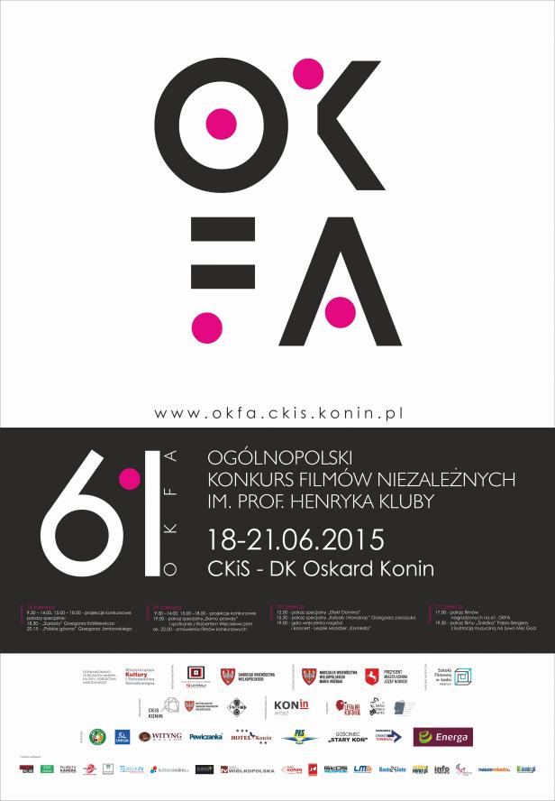 OKFA - OGÓLNOPOLSKI KONKURS FILMÓW NIEZALEŻNYCH W KONINIE - zobacz więcej